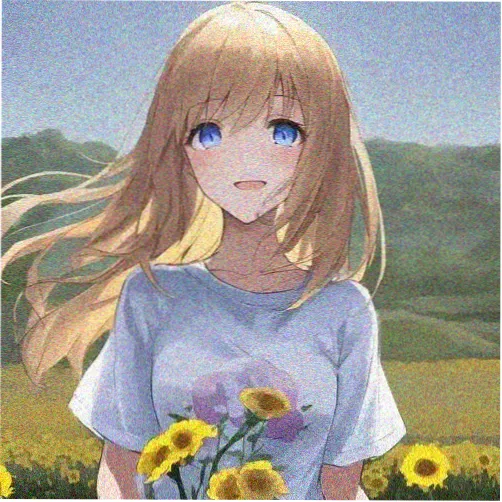 苔庭守庭人苔舟的头像，深海蓝色调